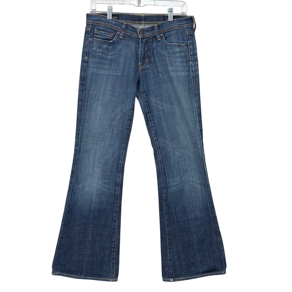 Citizens of Humanity Ingrid 002 Womens 27 Blue Low Rise Flare Stretch Jeans